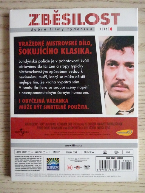 ZBĚSILOST, DVD FILM