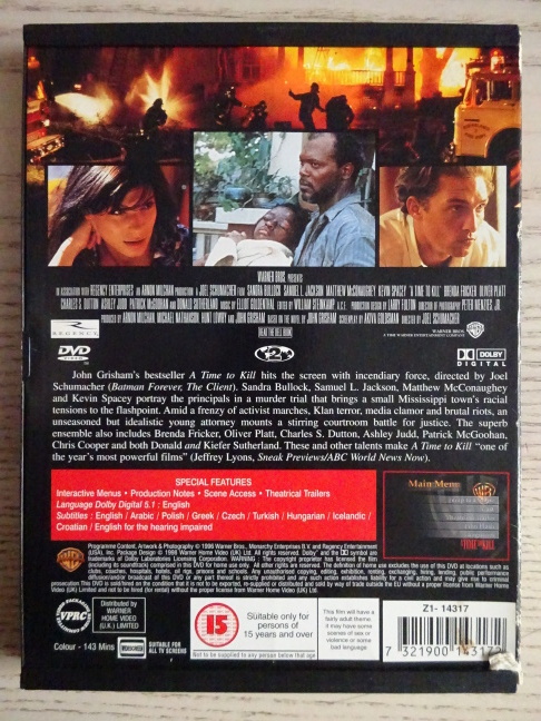 A TIME TO KILL, DVD FILM