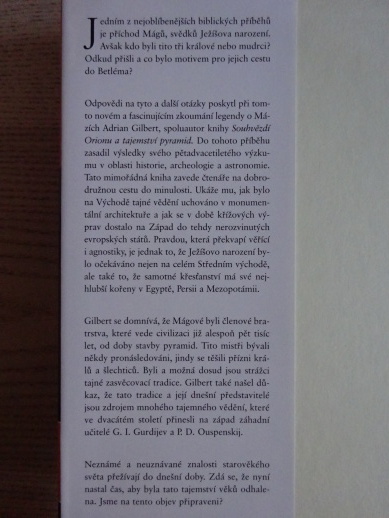 MÁGOVÉ, PÁTRÁNÍ PO TAJNÉ TRADICI, ADRIAN G. GILBERT, **an