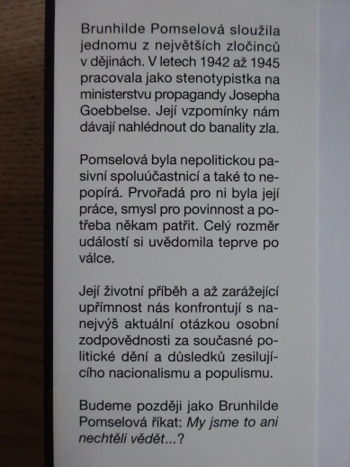 JEDEN NĚMECKÝ ŽIVOT, BRUNHILDE POMSELOVÁ, THORE D. HANSEN, **an