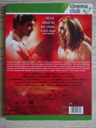 VÁLKA ROSEOVÝCH, MICHAEL DOUGLAS, DVD FILM