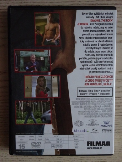KRÁČEJÍCÍ SKÁLA, DVD FILM