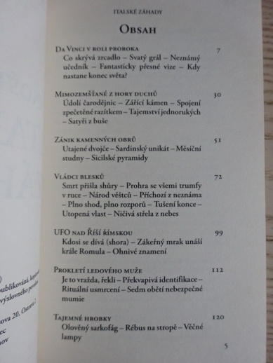 ITALSKÉ ZÁHADY, ARNOŠT VAŠÍČEK, **an