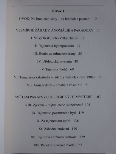 SKRYTÝ SVĚT ZÁHAD A TAJEMSTVÍ, VLADIMÍR LIŠKA, **an