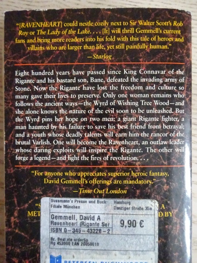 RAVENHEART, DAVID GEMMELL, **an