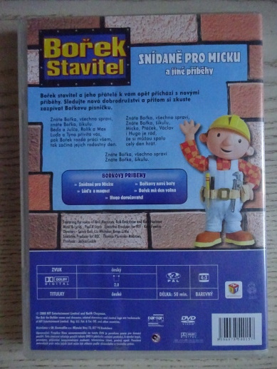 BOŘEK STAVITEL, DVD FILM