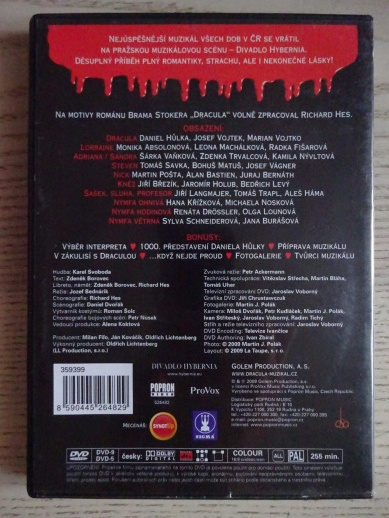 DRACULA, DVD MUZIKÁL