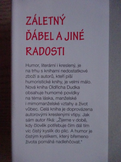 ZÁLETNÝ ĎÁBEL A JINÉ RADOSTI, OLDŘICH DUDEK, **an