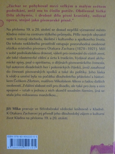 MEZI ALEMBIKEM A SPILKOU, SVĚT SLÁDKA A SPISOVATELE OTAKARA ZACHARA, JIŘÍ MIKA, **an