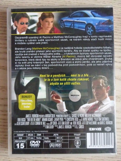 MAXIMÁLNÍ LIMIT, DVD FILM