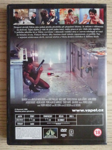 BRUTÁLNÍ NIKITA, DVD FILM