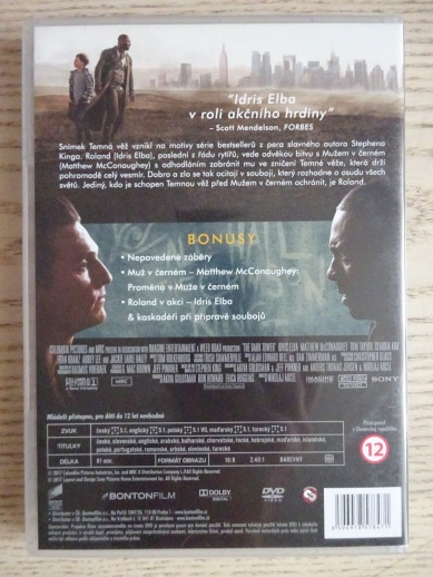 TEMNÁ VĚŽ, DVD FILM