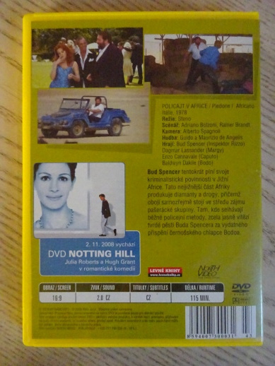 POLICAJT V AFRICE, DVD FILM