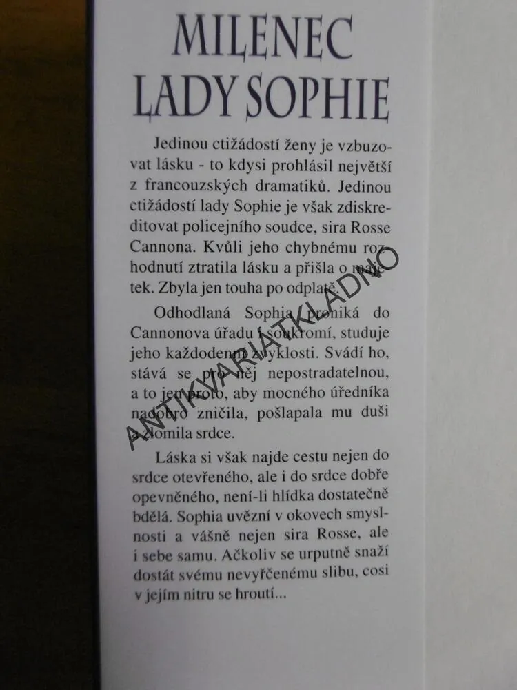 MILENEC LADY SOPHIE, LISA KLEYPAS