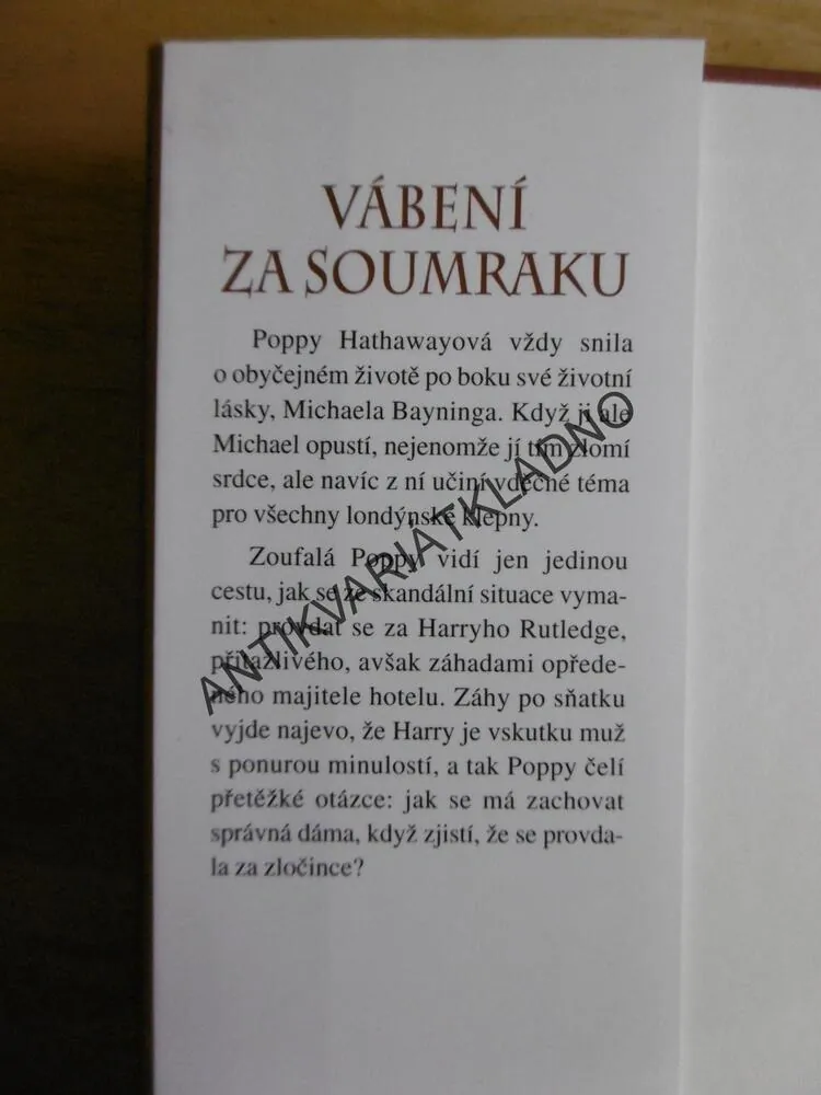 VÁBENÍ ZA SOUMRAKU, LISA KLEYPAS