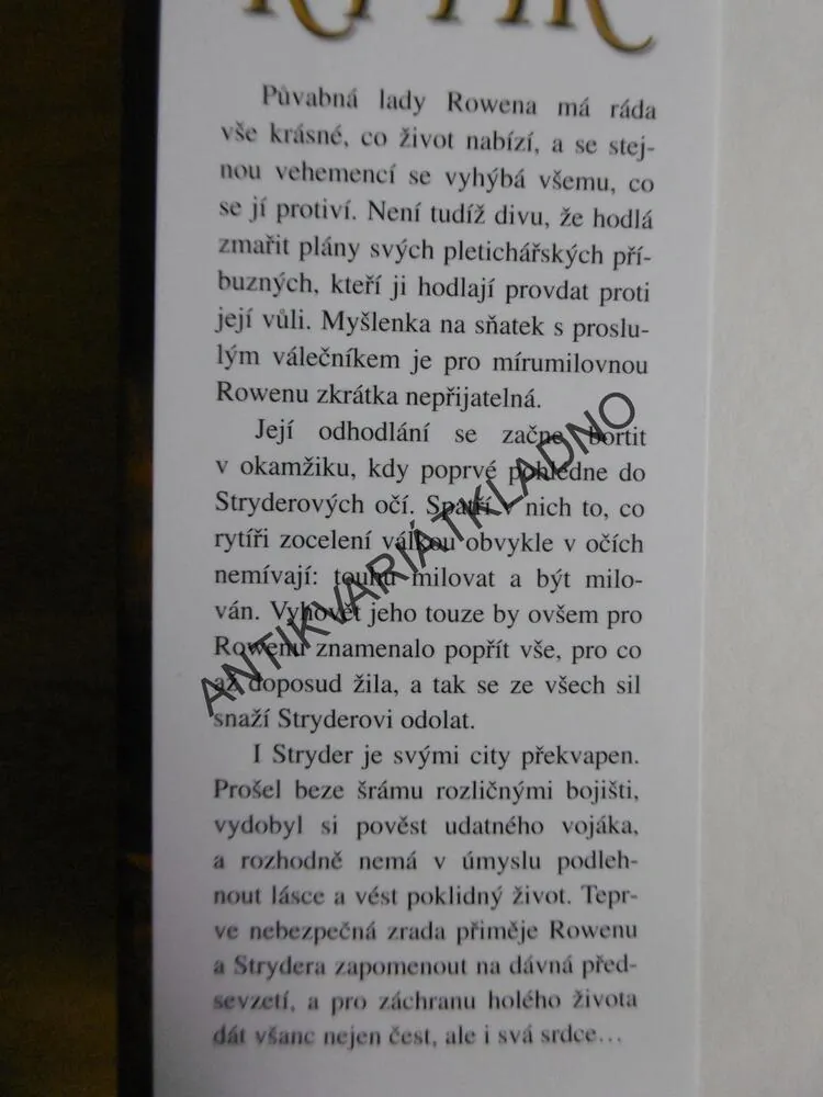 TEMNÝ RYTÍŘ, KINLEY MACGREGOR