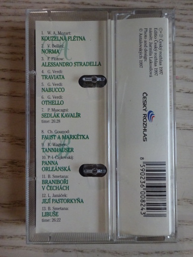 MOTLITBY V OPERÁCH S ANNOU HOSTOMSKOU, MC KAZETA 