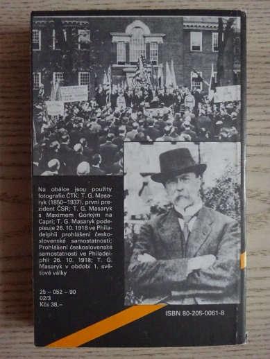 T. G. MASARYK, ČESKÁ OTÁZKA, **an