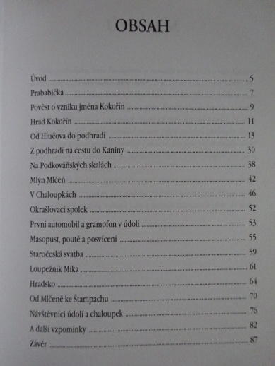 POHLED DO MINULOSTI KOKOŘÍNSKA, STANISLAVA STEHNOVÁ, **an