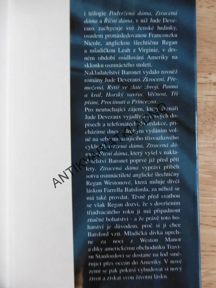 ZTRACENÁ DÁMA, JUDE DEVERAUX, **an