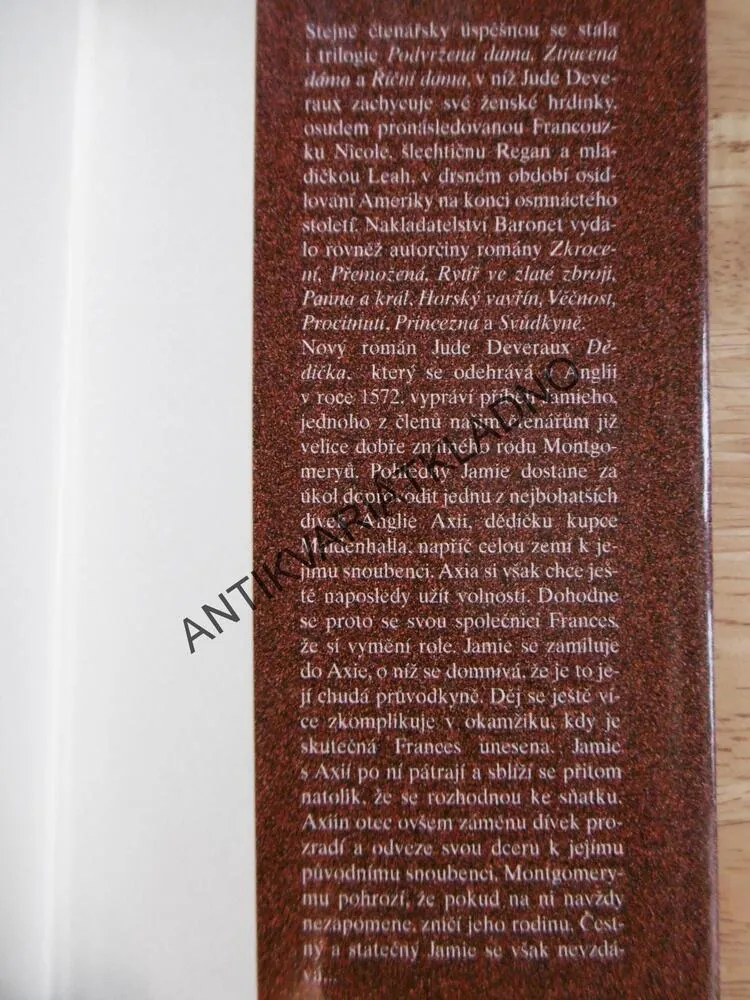 DĚDIČKA, JUDE DEVERAUX,**an