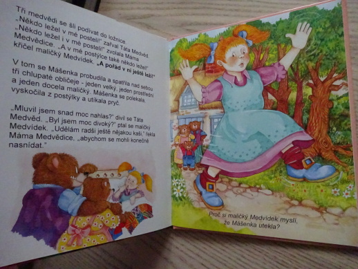 MÁŠENKA A TŘI MEDVĚDI, ČTENÍ PRO NEJMENŠÍ, **an