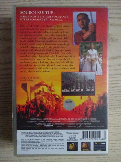 ANNA A KRÁL, VHS VIDEOKAZETA