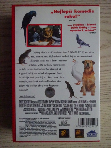 DR. DOLITTLE, VHS VIDEOKAZETA