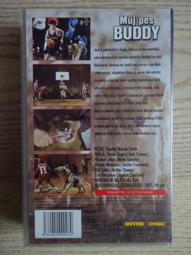 MŮJ PES BUDDY, VHS VIDEOKAZETA
