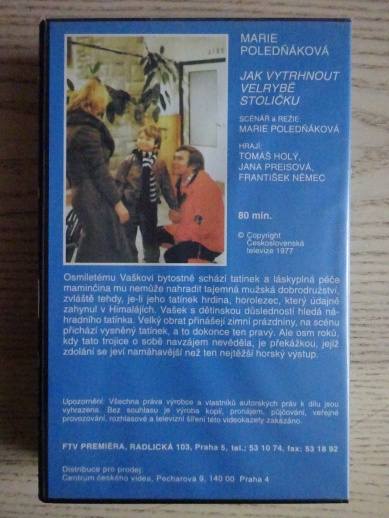 JAK VYTRHNOUT VELRYBĚ STOLIČKU