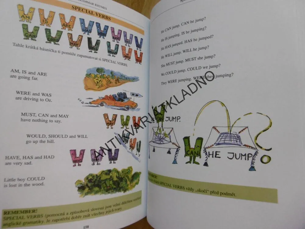 GRAMMAR RHYMES, VERŠOVANÁ ANGLICKÁ GRAMATIKA, ANGLIČTINA