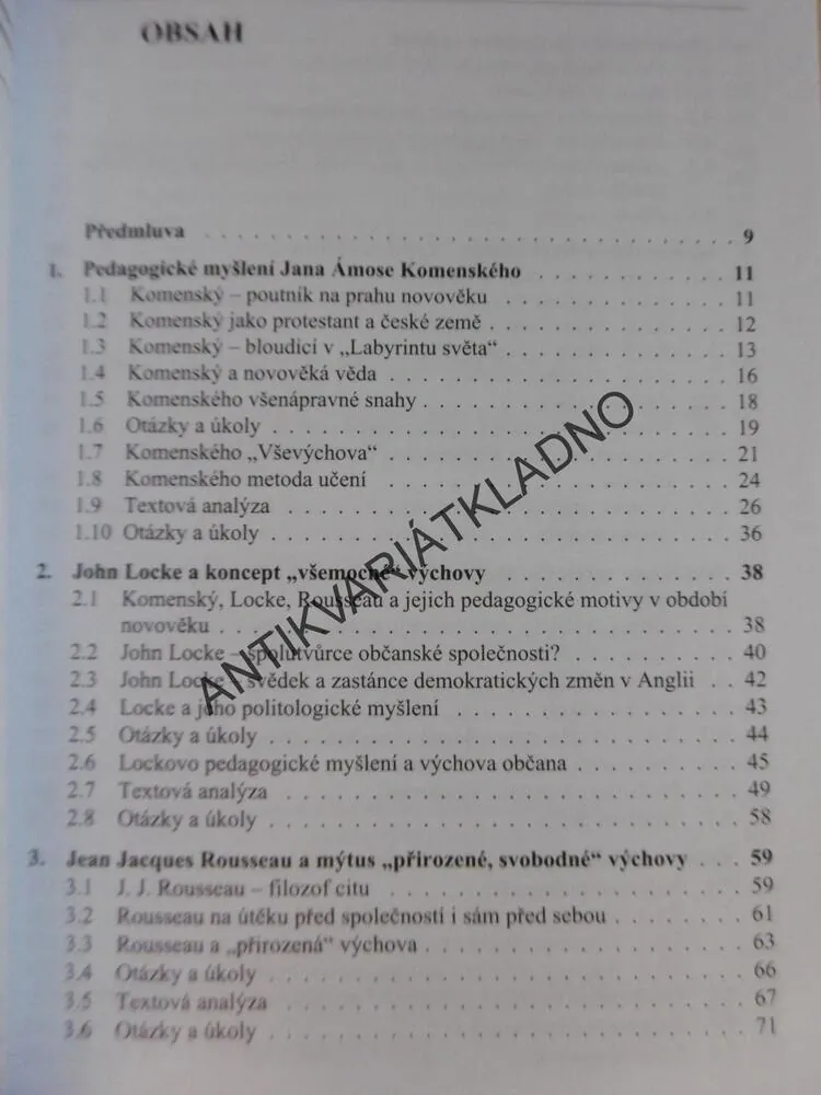 DĚJINY PEDAGOGIKY, PEDAGOGIKA, KASPER, 