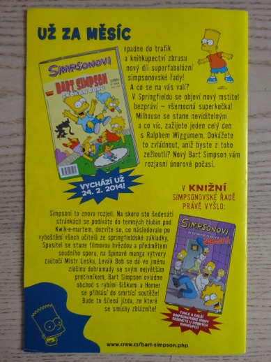 SIMPSONOVI, BART SIMPSON, KOMIKS, 1/2014