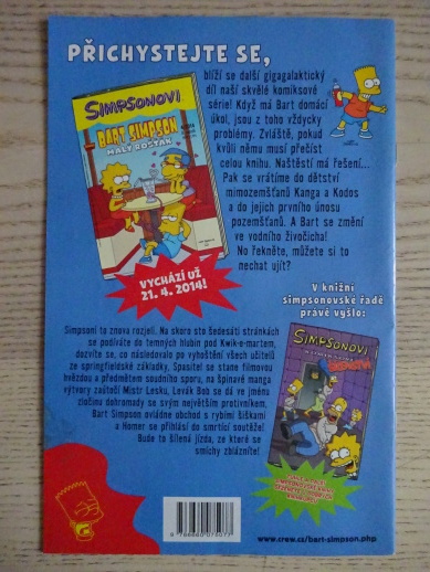 SIMPSONOVI, BART SIMPSON, KOMIKS, 3/2014