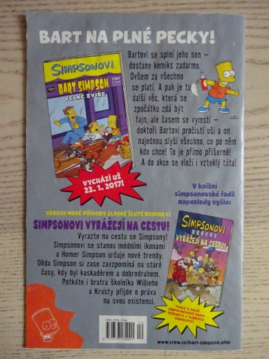 SIMPSONOVI, BART SIMPSON, KOMIKS, 12/2016