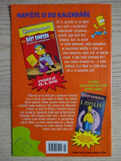 SIMPSONOVI, BART SIMPSON, KOMIKS, 7/2014