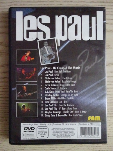 LES PAUL, DVD HUDBA