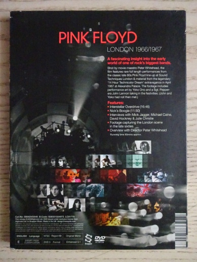 PINK FLOYD, LONDON 1966/1967, DVD HUDBA