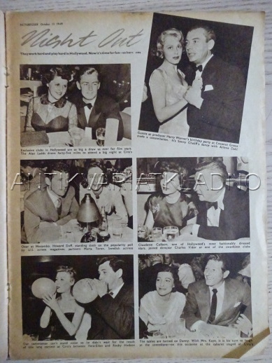FILMOVÝ ČASOPIS PICTUREGOER 1949, VAN JOHNSON