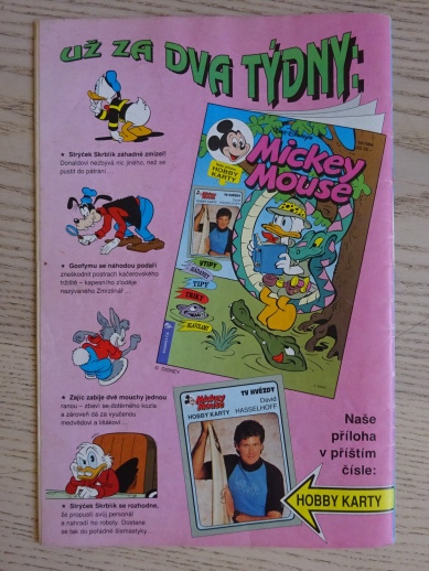 MICKEY MOUSE, KOMIKS, DISNEY, 9/1994