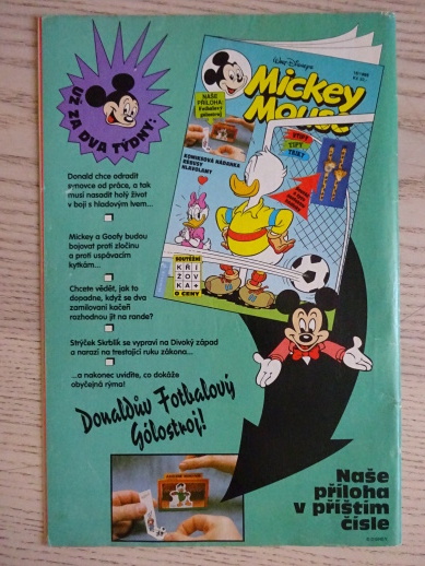 MICKEY MOUSE, KOMIKS, DISNEY, 15/1995