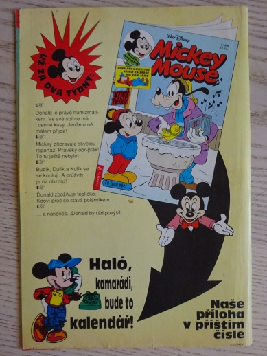 MICKEY MOUSE, KOMIKS, DISNEY, 24-26/1995