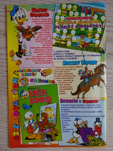 KAČER DONALD, 5/96, komiks DISNEY