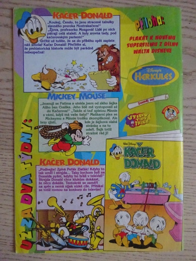 KAČER DONALD, 22/97, komiks DISNEY