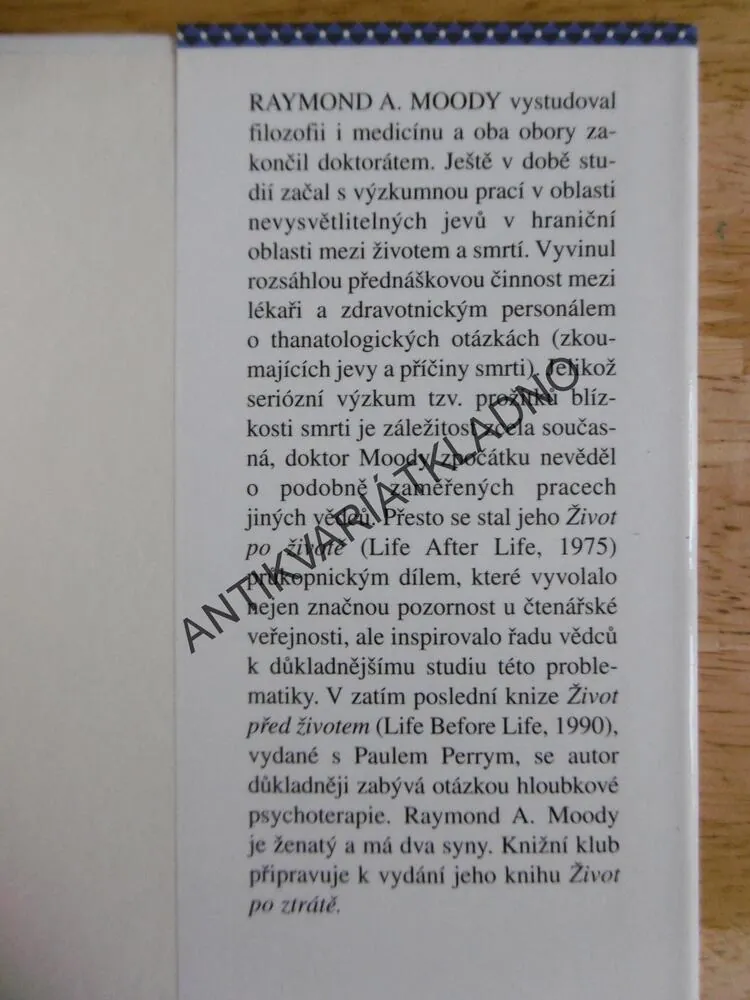 ŽIVOT PO ŽIVOTĚ, RAYMOND A.MOODY, **an