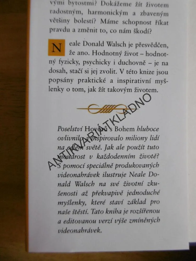 KNIHA O PLNÉM A SPRÁVNÉM ŽIVOTĚ, NEALE DONALD WALSCH