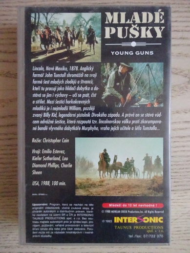 MLADÉ PUŠKY, VHS