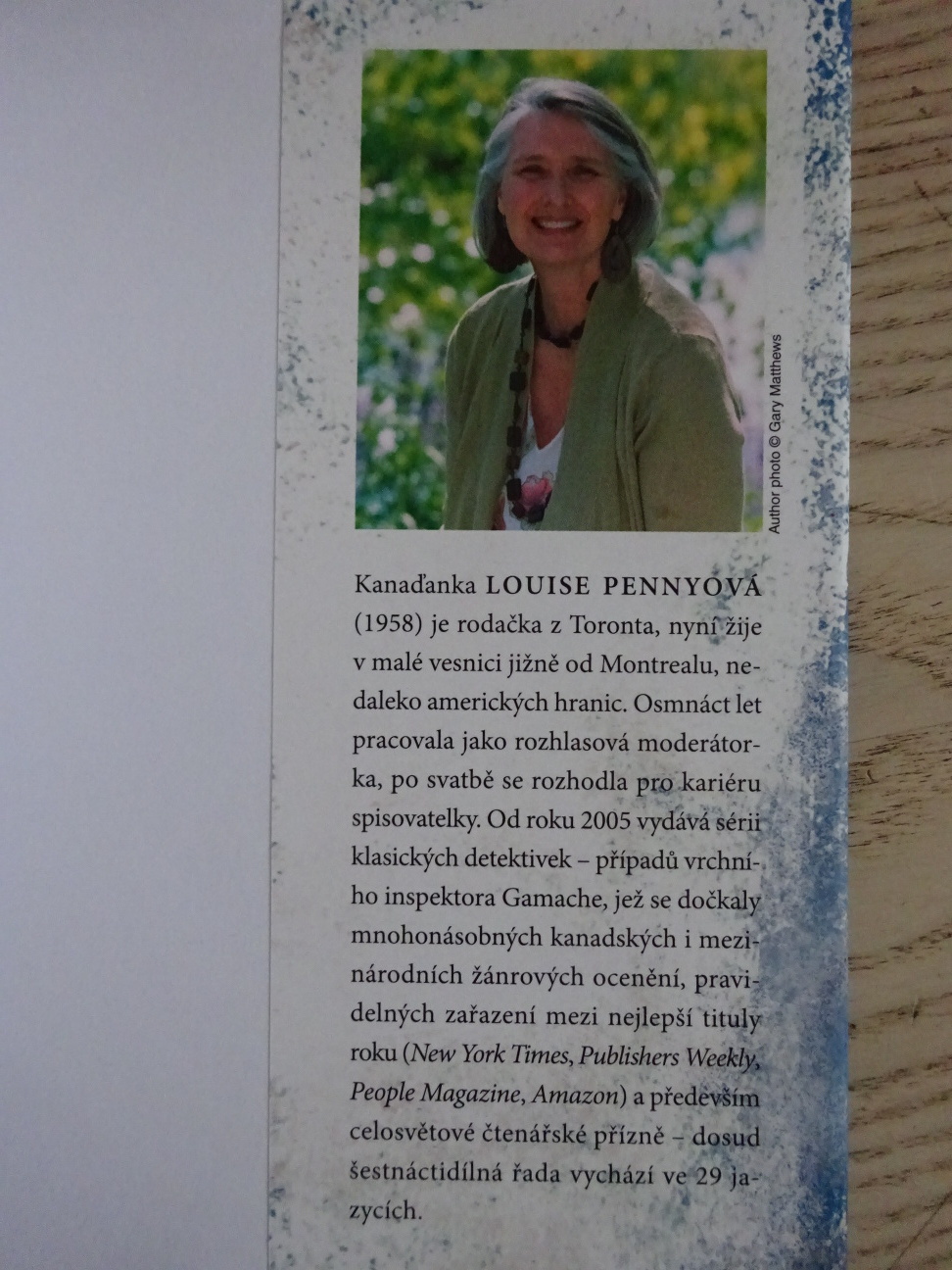 VYSOKÝ ÚČET, LOUISE PENNYOVÁ, PŘÍPADY VRCH. INS. GAMACHE, **an