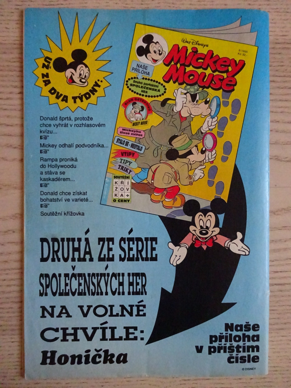 MICKEY MOUSE, KOMIKS, DISNEY, 5/1995