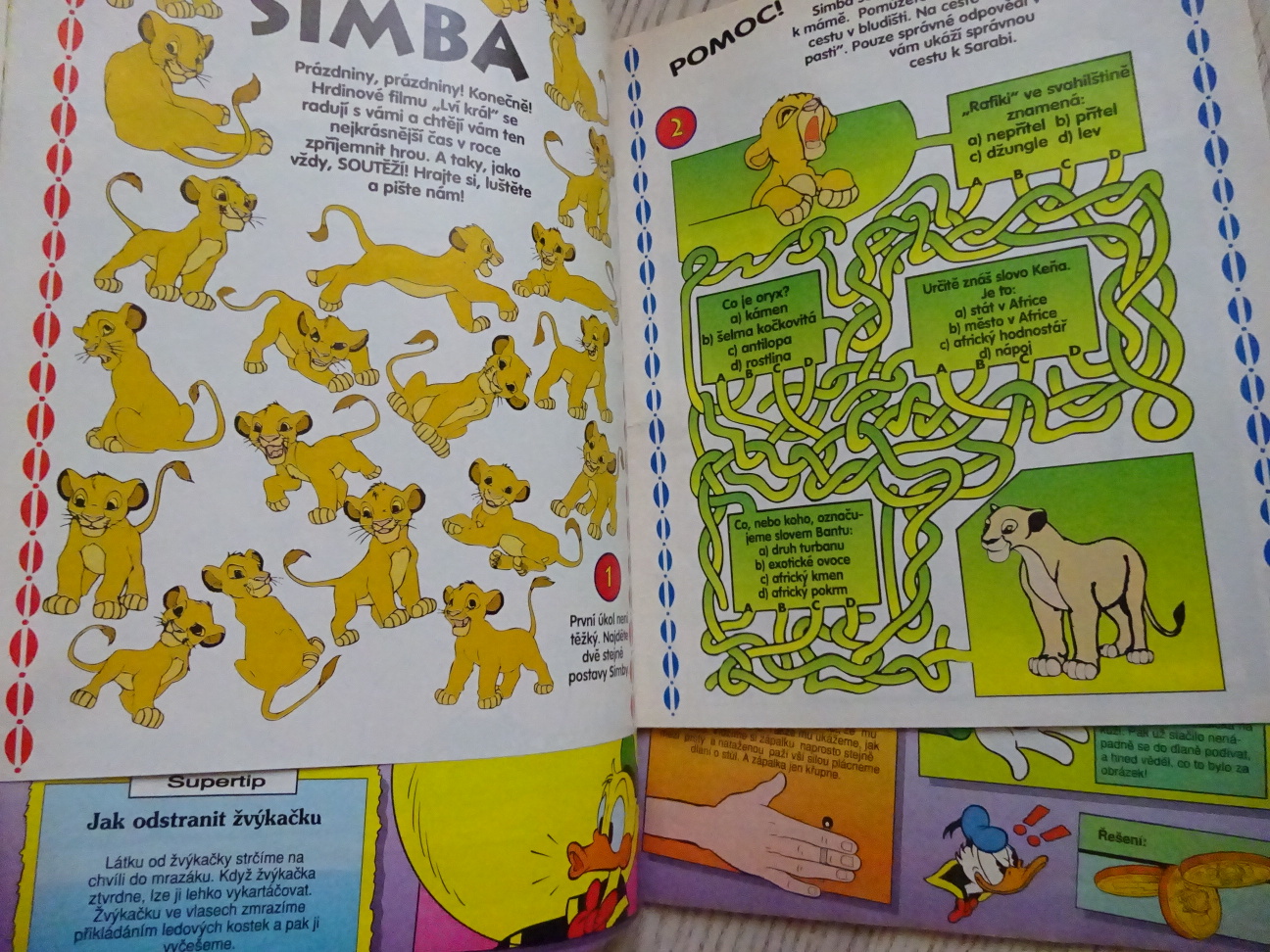 MICKEY MOUSE, KOMIKS, DISNEY, 13-14/1995